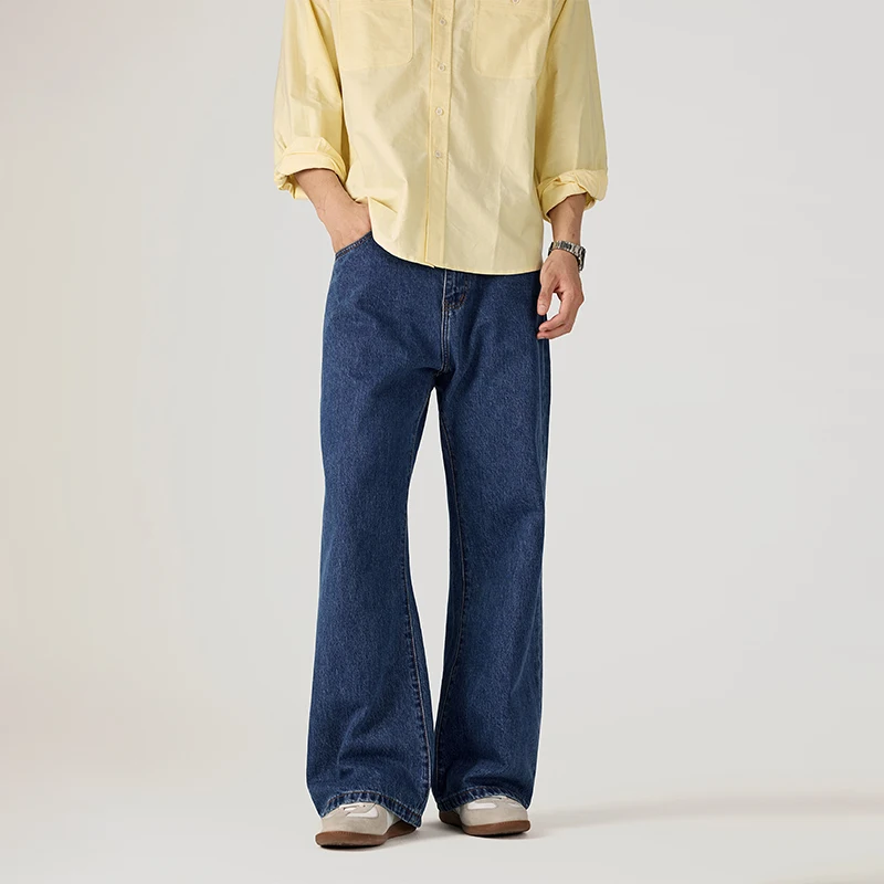 Korean Retro Style Washed Men's Jeans Simple Versatile Full Length Casual Flared Pants 2026 Spring New Tide
Korean Retro Style Washed Men's Jeans Simple Versatile Full Length Casual Flared Pants 2026 Spring New Tide