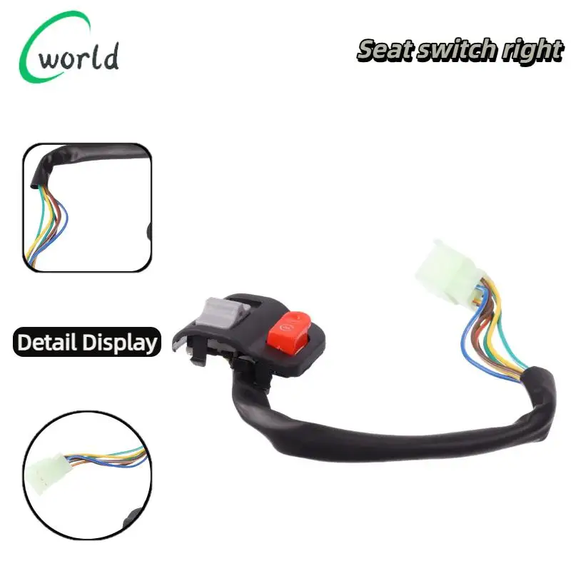 Переключатели контроллера на руле для электрического велосипеда Yamaha, скутера, сигнал, электрическая противотуманная фара, звуковой сигнал, кнопка включения-выключения 
Переключатели контроллера на руле для электрического велосипеда Yamaha, скутера, сигнал, электрическая противотуманная фара, звуковой сигнал, кнопка включения-выключения