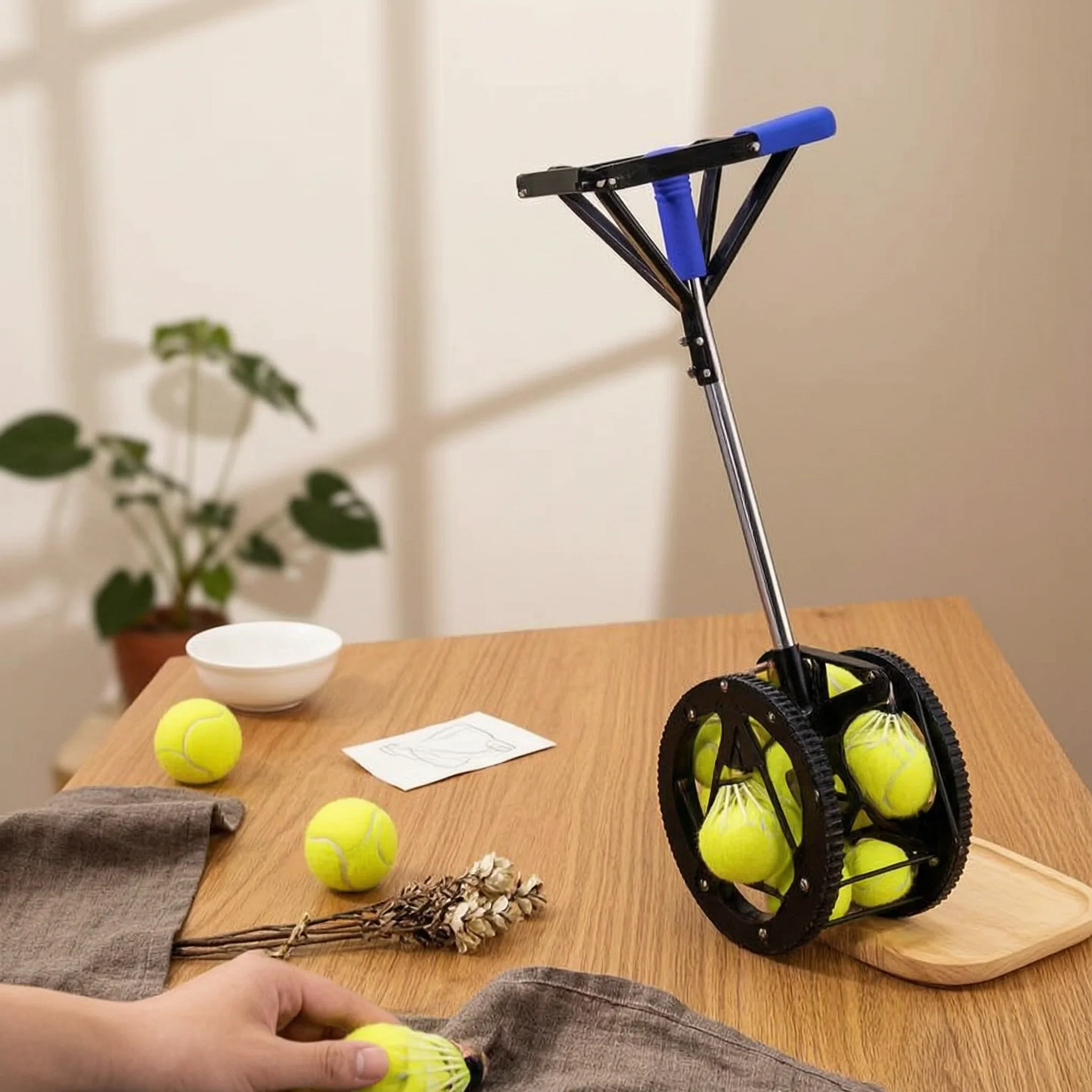 Tennis Ball Hopper High Effective Tennis Ball Picker Sports Equipment Training Aid Height Adjustable for Practice
Tennis Ball Hopper High Effective Tennis Ball Picker Sports Equipment Training Aid Height Adjustable for Practice