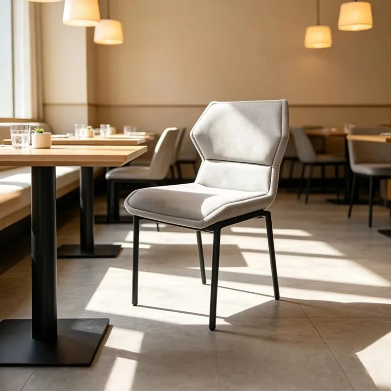 Contemporary Modern Commercial Cafe Use Furniture Light Grey Upholstered Armless Restaurant Dining Chair with Black Metal Legs
Contemporary Modern Commercial Cafe Use Furniture Light Grey Upholstered Armless Restaurant Dining Chair with Black Metal Legs