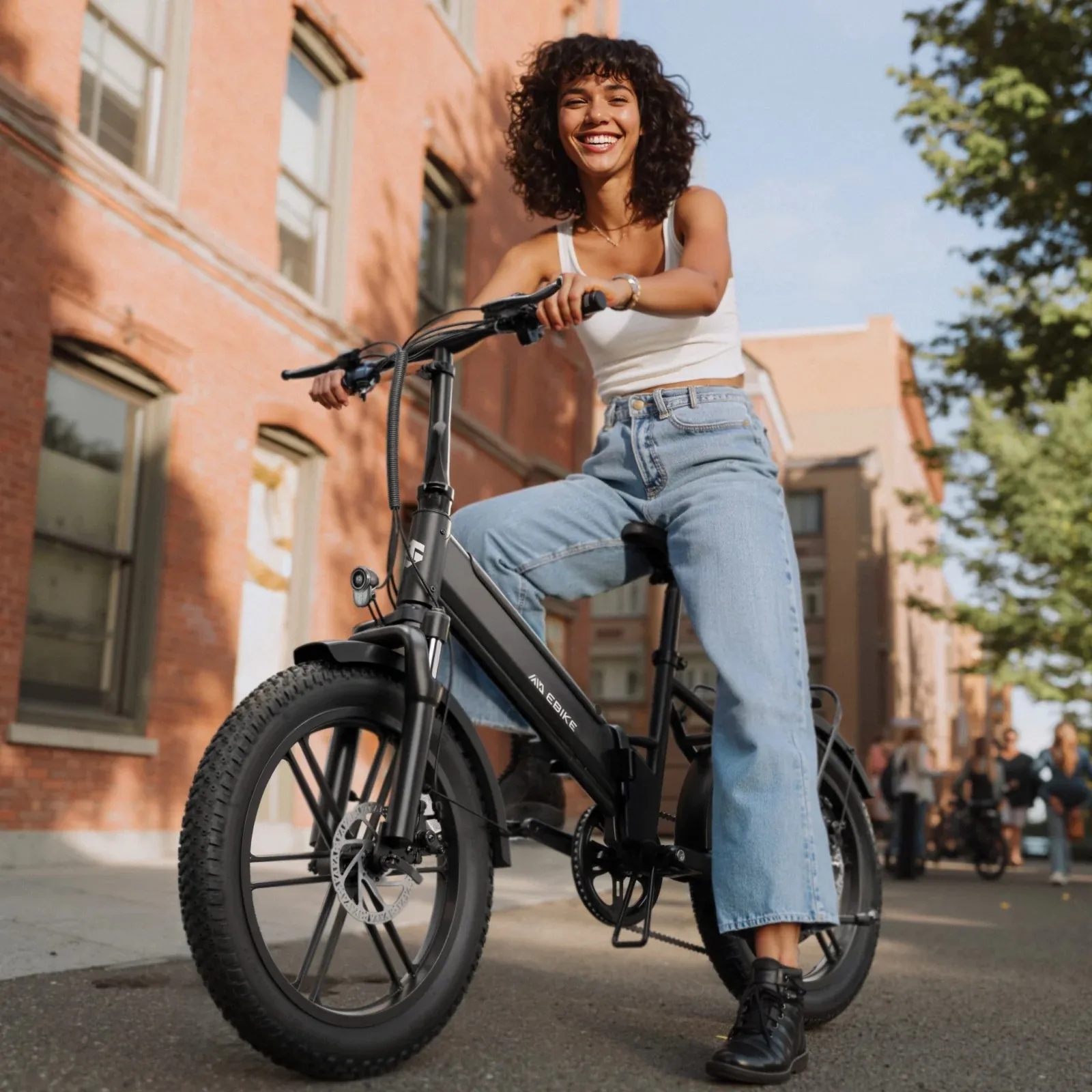 F00B 20"x4.0 Fat Tire Folding Electric Bike: 36V Step-Thru Brushless Ebike
F00B 20"x4.0 Fat Tire Folding Electric Bike: 36V Step-Thru Brushless Ebike