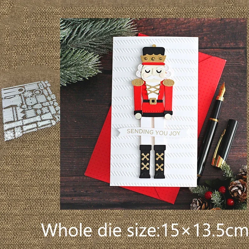 New Design Craft Metal stencil mold Cutting Die Nutcracker decoration scrapbook die cut Album Paper Card Craft Embossing
New Design Craft Metal stencil mold Cutting Die Nutcracker decoration scrapbook die cut Album Paper Card Craft Embossing