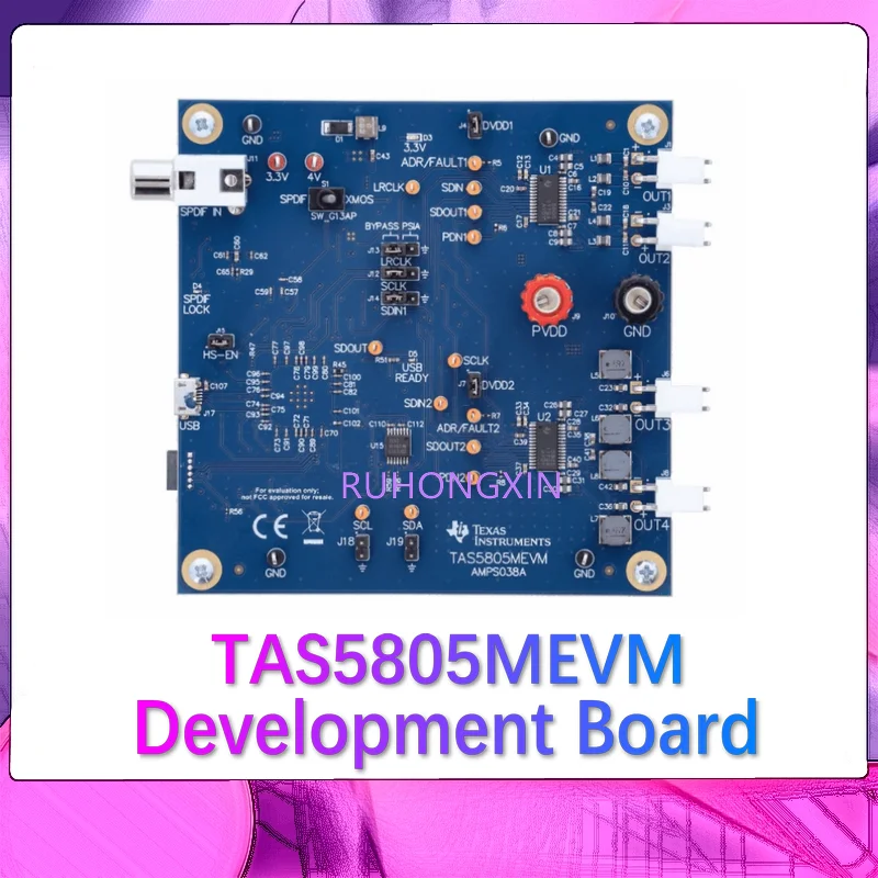 TAS5805MEVM TAS5805M Макетная плата усилителя класса D с цифровым входом и стерео замкнутым контуром
TAS5805MEVM TAS5805M Макетная плата усилителя класса D с цифровым входом и стерео замкнутым контуром