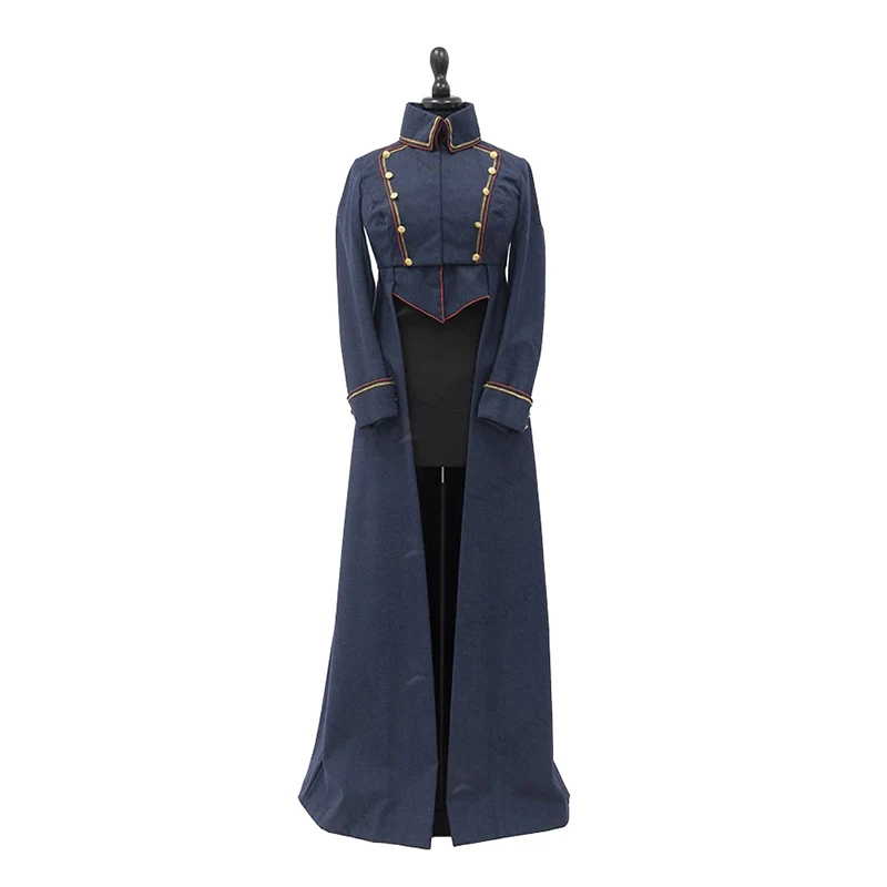 Custom Made Vintage Historical Overcoat Costume 18th Century Women Blue Wool Military Jacket Coat
Custom Made Vintage Historical Overcoat Costume 18th Century Women Blue Wool Military Jacket Coat