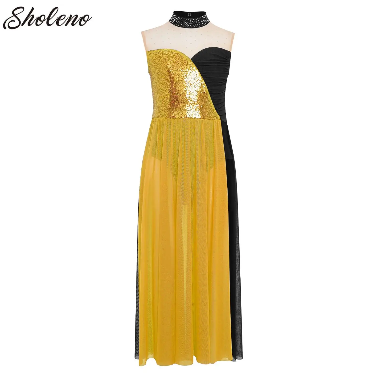 Kids Girl Lyrical Modern Contemporary Dance Performance Costume Sparkly Sequins Long Maxi Ballet Split Tulle Skirt Leotard Dress
Kids Girl Lyrical Modern Contemporary Dance Performance Costume Sparkly Sequins Long Maxi Ballet Split Tulle Skirt Leotard Dress