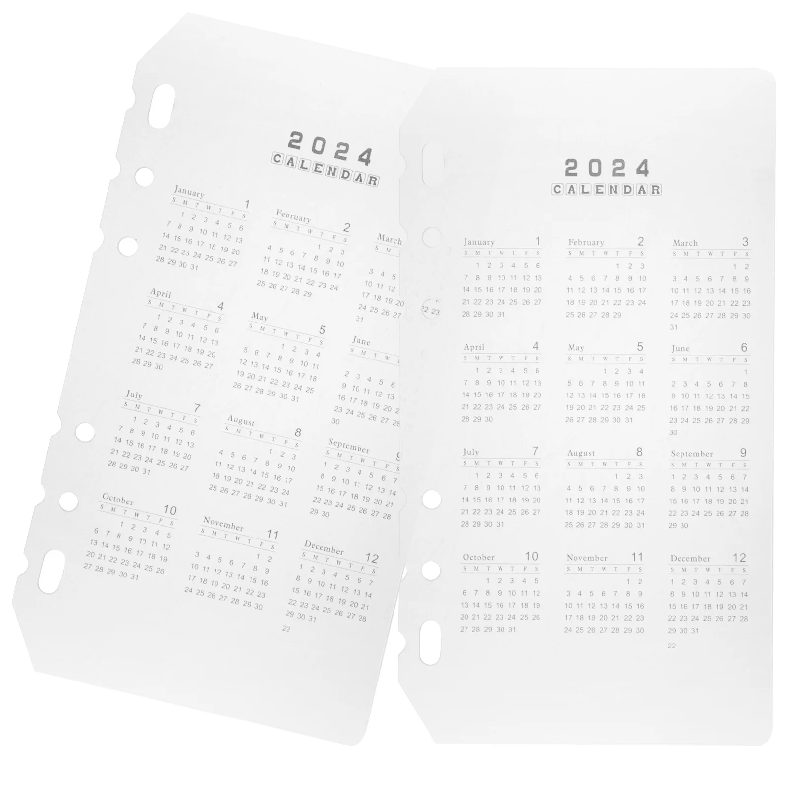 2pcs Calendar Divider Portable Pp Notebook Dividers Clear Display Detachable Binder Separators Replaceable Book Supply Daily
2pcs Calendar Divider Portable Pp Notebook Dividers Clear Display Detachable Binder Separators Replaceable Book Supply Daily