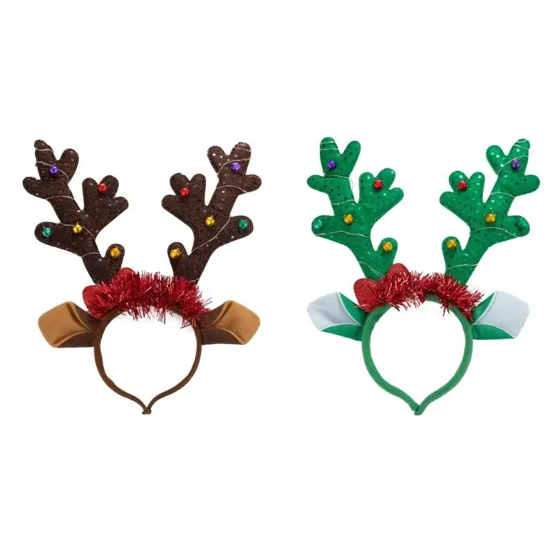 LED Reindeer Headband for Christmas Party Cute and Unique Deer Horn Design Hair Band Halloween Headdress
LED Reindeer Headband for Christmas Party Cute and Unique Deer Horn Design Hair Band Halloween Headdress