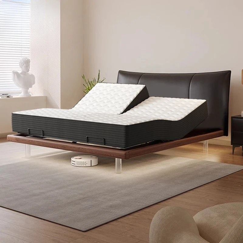 Medieval style multi-functional intelligent electric bed frame bed frame master bedroom bed
Medieval style multi-functional intelligent electric bed frame bed frame master bedroom bed