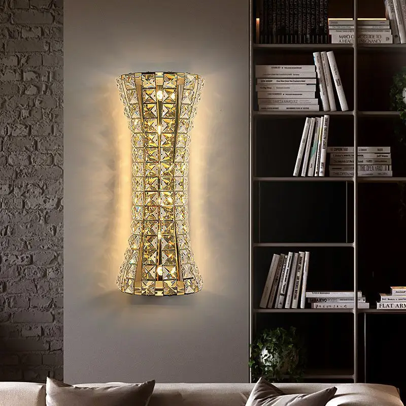 Modern Brief Crystal Wall Lamp for Bedroom Home Decor with Stainless Steel Body G4 LED Bulb Wall Light
Modern Brief Crystal Wall Lamp for Bedroom Home Decor with Stainless Steel Body G4 LED Bulb Wall Light