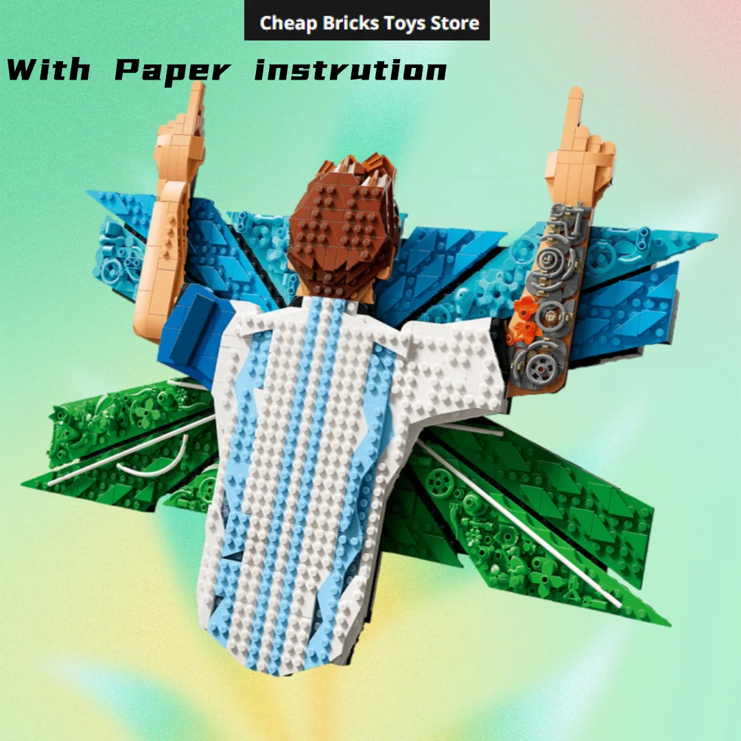 In Stock 1427pcs Celebration Toys Birthday Gifts Compatible 3D Football Idol Iconic Pose Model Building Blocks for Adults A
In Stock 1427pcs Celebration Toys Birthday Gifts Compatible 3D Football Idol Iconic Pose Model Building Blocks for Adults A