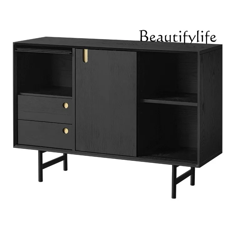 Nordic solid wood dining side cabinet, living room against the wall integrated decorative locker Italian light luxury high-end
Nordic solid wood dining side cabinet, living room against the wall integrated decorative locker Italian light luxury high-end