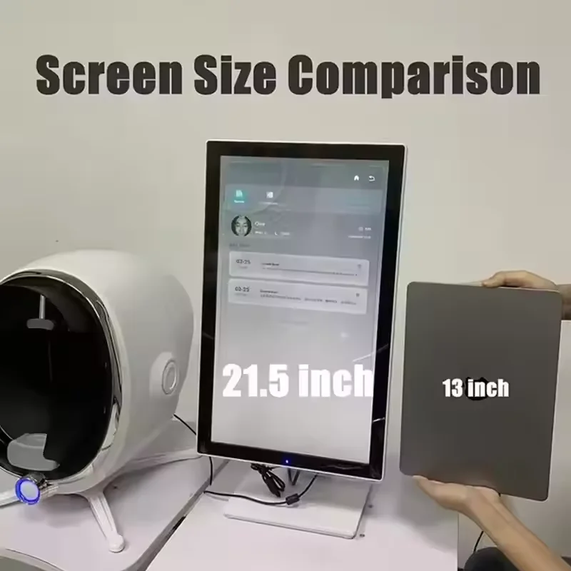 Smart 3D Magic Mirror Skin Analyzer with HD Camera - English Interface for Precise Deep Skin Analysis & Dynamic Health Tracking
Smart 3D Magic Mirror Skin Analyzer with HD Camera - English Interface for Precise Deep Skin Analysis & Dynamic Health Tracking