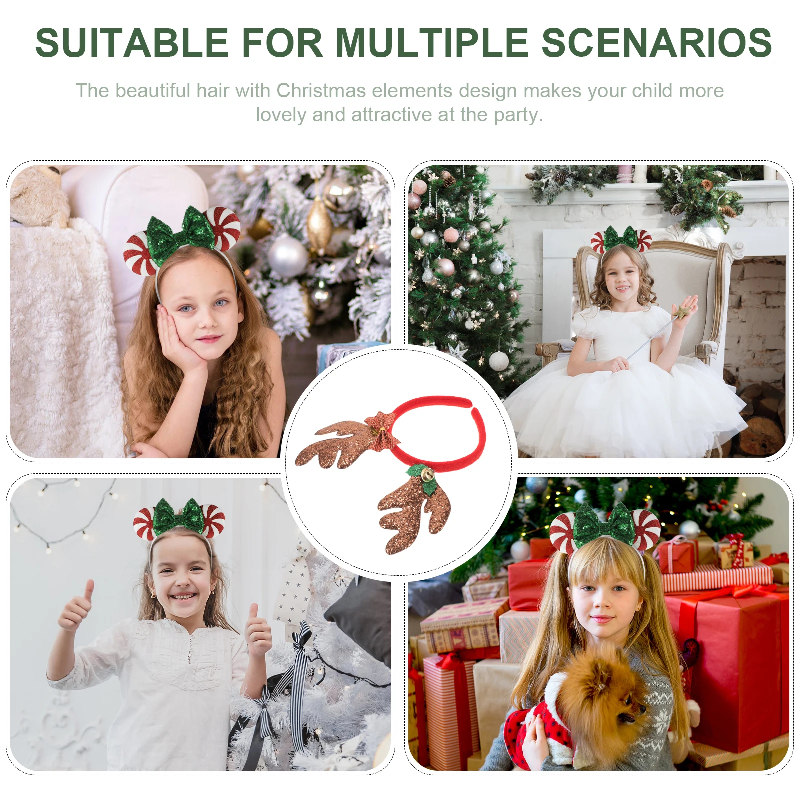 2Pcs Antler Glitter Headb Christmas Women Ladies Headb Antlers Girl Hair Hoop Reusable Durable Party Accessories Hair
2Pcs Antler Glitter Headb Christmas Women Ladies Headb Antlers Girl Hair Hoop Reusable Durable Party Accessories Hair