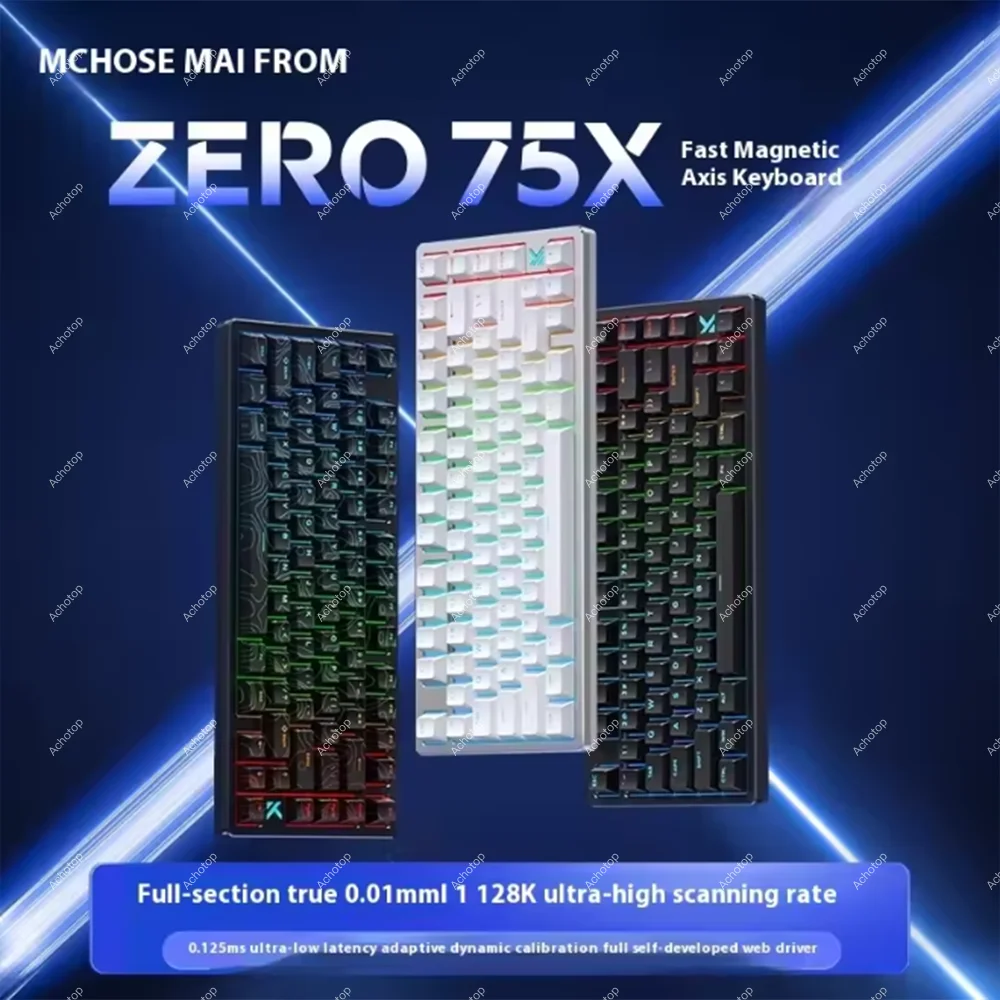 Mchose Zero 75x Magnetic Axis Keyboard 80 Key Ttc King Switch 8k Rt0.01 Esports Game Keyboard Male Gift New Year'S Gift
Mchose Zero 75x Magnetic Axis Keyboard 80 Key Ttc King Switch 8k Rt0.01 Esports Game Keyboard Male Gift New Year'S Gift