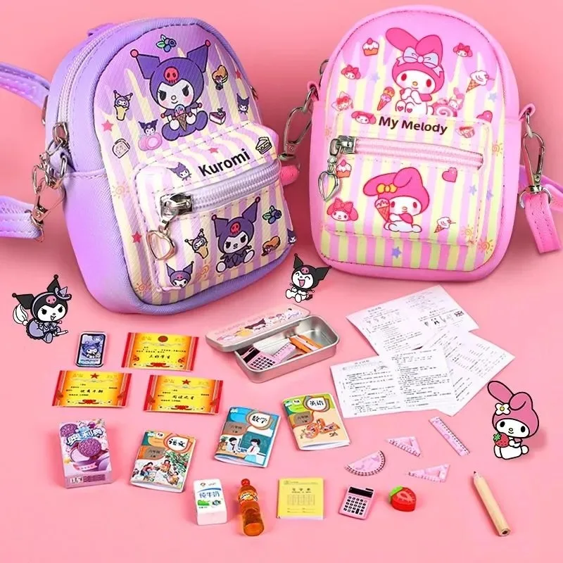 Hello Kitty Mini Backpack Full Set Simulation Miniature Mini Pencil Case Textbook Creativity Children's Toys New Gifts
Hello Kitty Mini Backpack Full Set Simulation Miniature Mini Pencil Case Textbook Creativity Children's Toys New Gifts