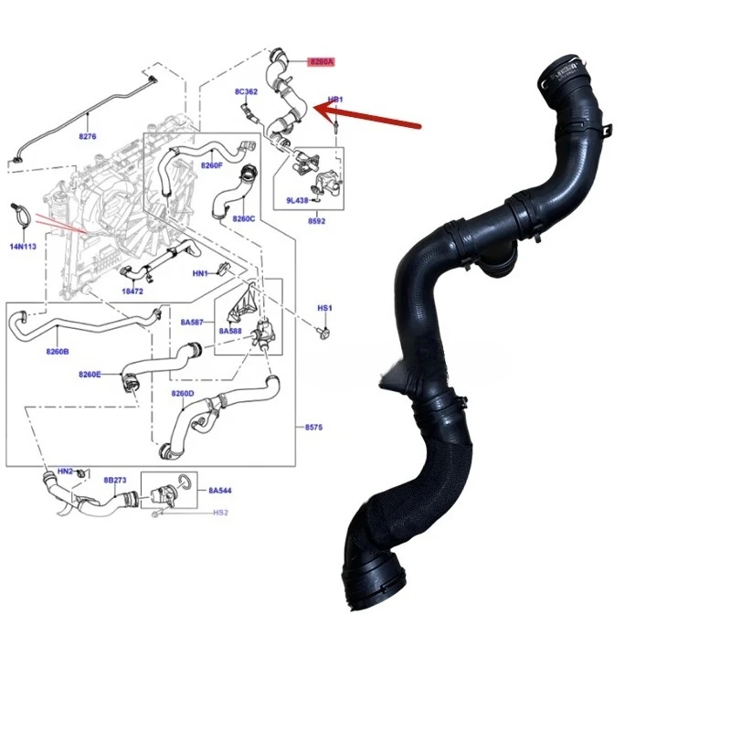 For Land Rover Range Rover Sport Vogue Upper Lower Radiator Coolant Hose 3.0T China
For Land Rover Range Rover Sport Vogue Upper Lower Radiator Coolant Hose 3.0T China