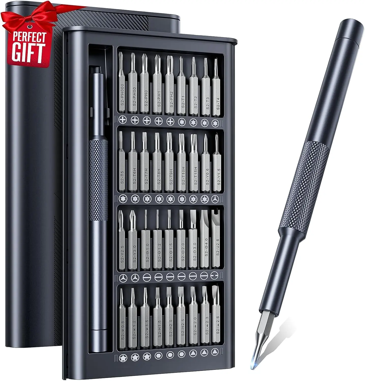 37in1 Precision Screwdriver Set for Men, Christmas Gifts, Magnetic Mini Repair Kit for Computer, Watch, Laptop
37in1 Precision Screwdriver Set for Men, Christmas Gifts, Magnetic Mini Repair Kit for Computer, Watch, Laptop