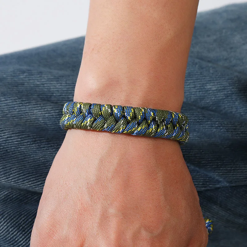 Unique Hand Weaven Bracelet Men Apparel Accessories Adjustable Braided Paracord Bangles Cycling Adventure Homme Outdoor Pulseira
Unique Hand Weaven Bracelet Men Apparel Accessories Adjustable Braided Paracord Bangles Cycling Adventure Homme Outdoor Pulseira