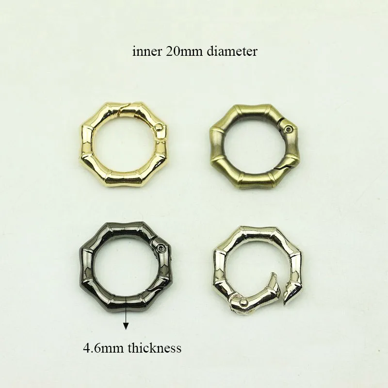 20pcs 20mm Bamboo O Ring Round Metal Belt Buckle for Keyring Bag Handle Strap Buckle DIY Cothes Decoration Hardware Accessories
20pcs 20mm Bamboo O Ring Round Metal Belt Buckle for Keyring Bag Handle Strap Buckle DIY Cothes Decoration Hardware Accessories