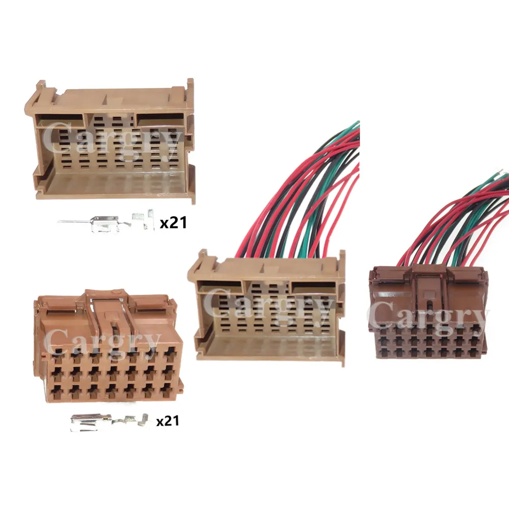 1 Set 21P 967635-1 1-967630-1 8-968975-1 AC Assembly Brown Auto Electric Cable Unsealed Connector Car Male Plug Female Socket
1 Set 21P 967635-1 1-967630-1 8-968975-1 AC Assembly Brown Auto Electric Cable Unsealed Connector Car Male Plug Female Socket