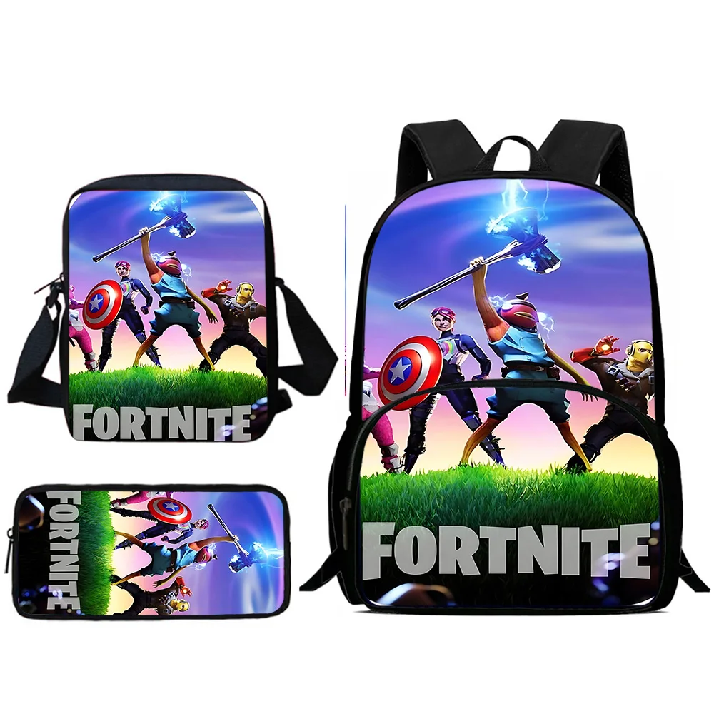 Hot Game Design Child Backpacks Shoulder Bag Pencil Case Pupil Large Capacity School F-FortniteS Bags for Boys Girls Best Gift
Hot Game Design Child Backpacks Shoulder Bag Pencil Case Pupil Large Capacity School F-FortniteS Bags for Boys Girls Best Gift