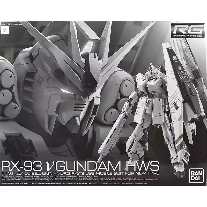 In Stock P-Bandai RG 1/144 RX-93 Nu Gundam HWS Assembly Model Kit
In Stock P-Bandai RG 1/144 RX-93 Nu Gundam HWS Assembly Model Kit
