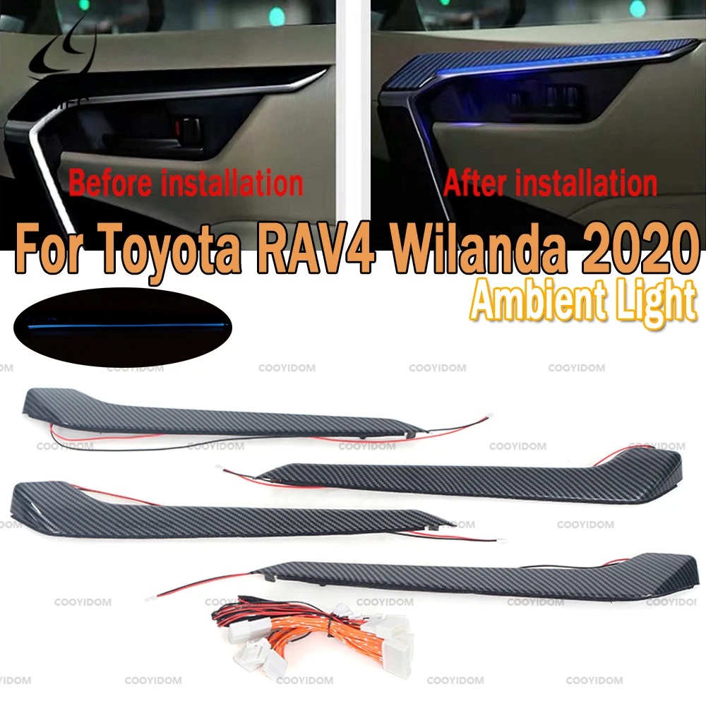 Four Door Panel LED Atmosphere Light Ambient Lamp Automotive Interior Decorative Light For Toyota RAV4 Wildlander 2019 2020 2021
Four Door Panel LED Atmosphere Light Ambient Lamp Automotive Interior Decorative Light For Toyota RAV4 Wildlander 2019 2020 2021