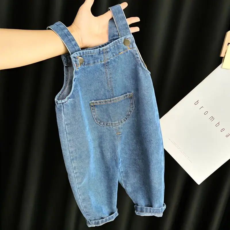 Girls Jumpsuit Clothes Solid Denim Suspende Sweet Cute Kawaii Toddler Boys Jeans Pants Children Overalls 2025 New Korean Fashion
Girls Jumpsuit Clothes Solid Denim Suspende Sweet Cute Kawaii Toddler Boys Jeans Pants Children Overalls 2025 New Korean Fashion