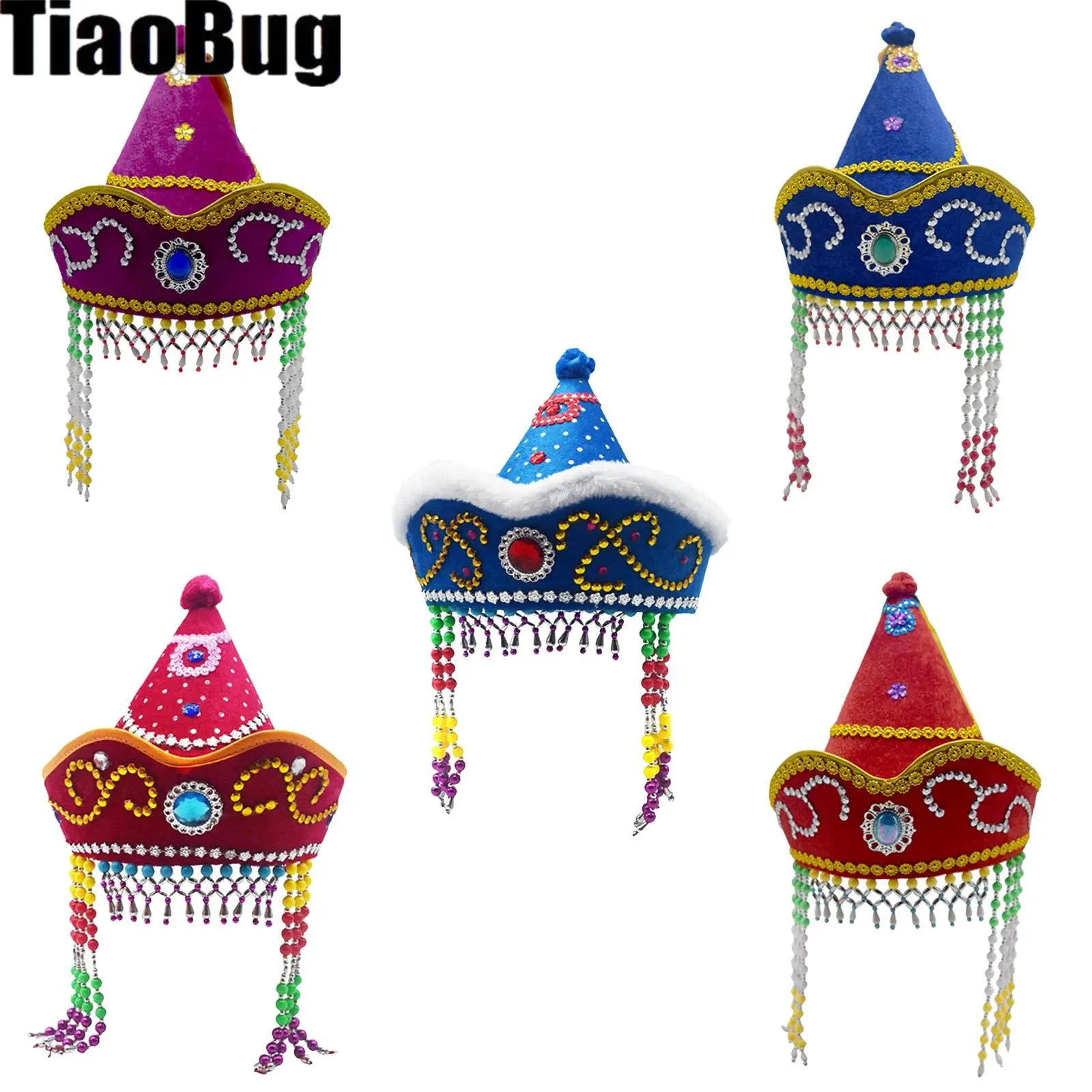 Adult Mongolian Hat Ethnic Mongolian Dance Costume Hat Accessories for Performances Stage Props Head
Adult Mongolian Hat Ethnic Mongolian Dance Costume Hat Accessories for Performances Stage Props Head