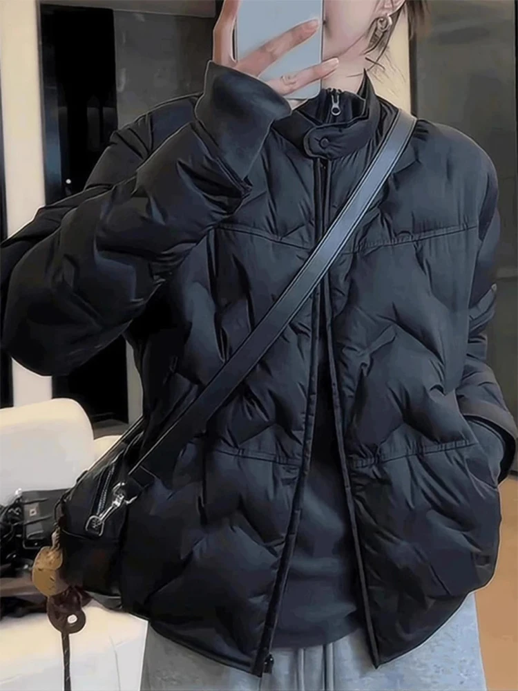 Autumn Winter Cotton Jacket Lightweight Long Sleeve Short Style Outerwear Women's Fashionable Durable Commute Korean Version
Autumn Winter Cotton Jacket Lightweight Long Sleeve Short Style Outerwear Women's Fashionable Durable Commute Korean Version