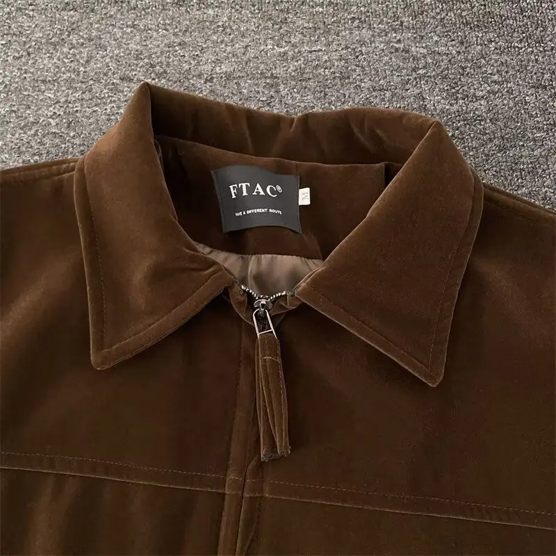 Loose Men's Jaet Spring Autumn Harajuku Sle Hong Kong Sle Trendy Outerwear Stand Fit Long Sve Pure Color
Loose Men's Jaet Spring Autumn Harajuku Sle Hong Kong Sle Trendy Outerwear Stand Fit Long Sve Pure Color