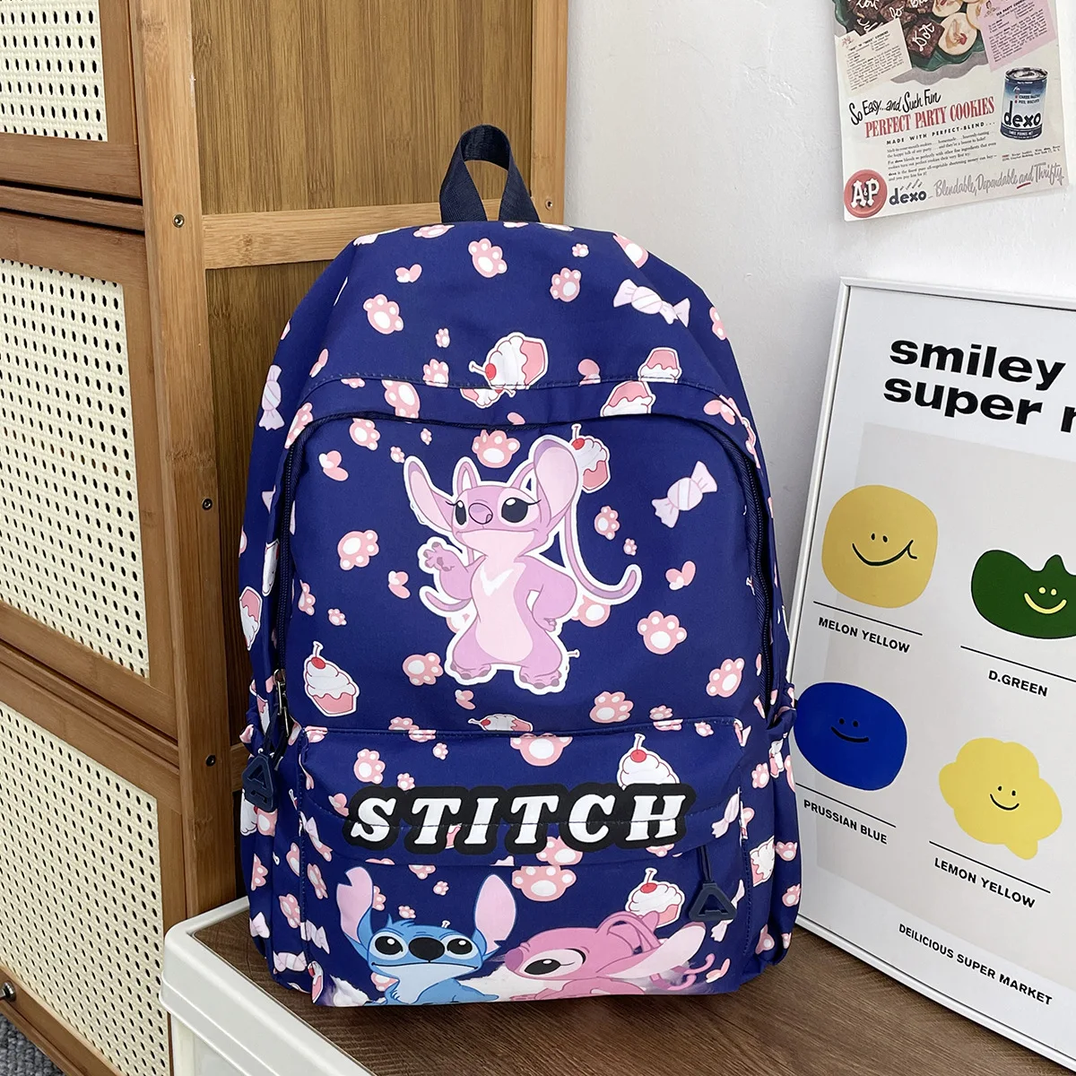 Disney Mickey Mouse Men Women Cute Cartoon Large Capacity Printed Stitch Kindergarten Boys Girls Backpack Student Schoolbag
Disney Mickey Mouse Men Women Cute Cartoon Large Capacity Printed Stitch Kindergarten Boys Girls Backpack Student Schoolbag