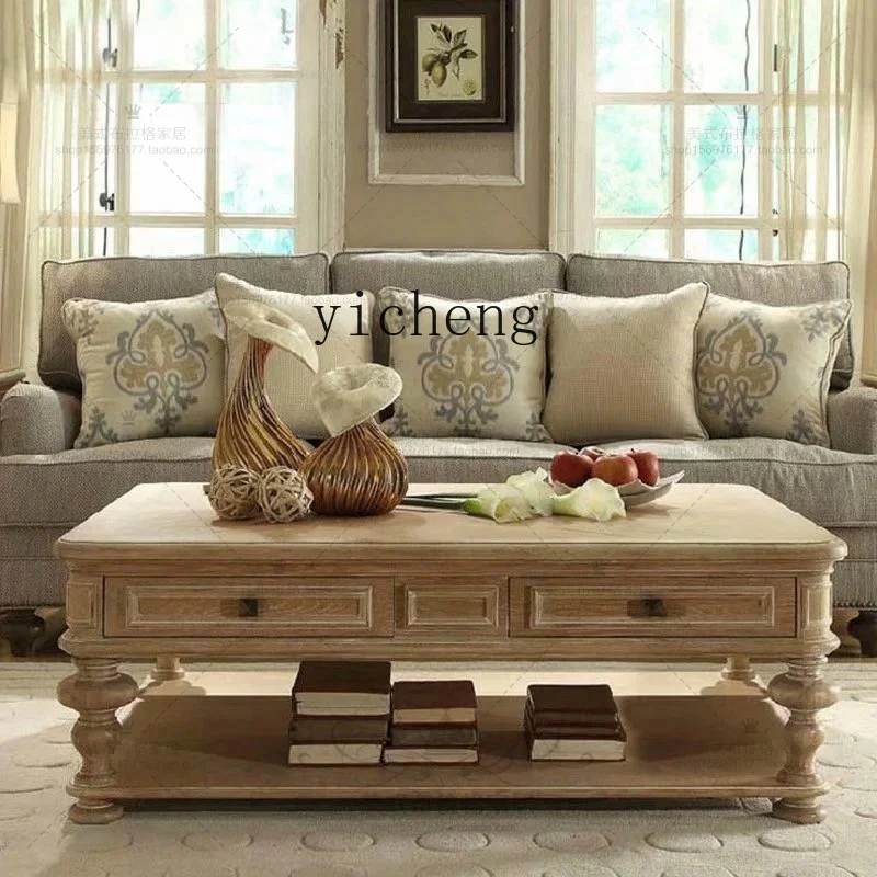 LSL American Country Style Solid Wood Combination French Living Room Vintage Look with Drawers Square
LSL American Country Style Solid Wood Combination French Living Room Vintage Look with Drawers Square