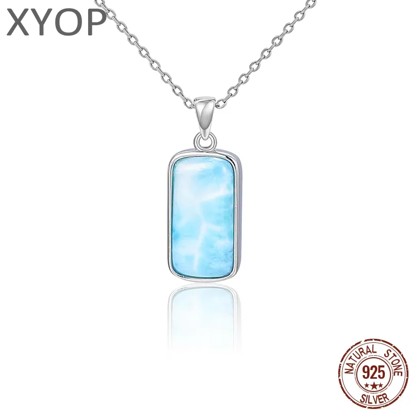 XYOP популярные подвески из натурального ларимара, стерлинговое серебро 925 пробы, драгоценный драгоценный камень для женщин, ювелирное изделие, ожерелье, подарок на вечеринку
XYOP популярные подвески из натурального ларимара, стерлинговое серебро 925 пробы, драгоценный драгоценный камень для женщин, ювелирное изделие, ожерелье, подарок на вечеринку