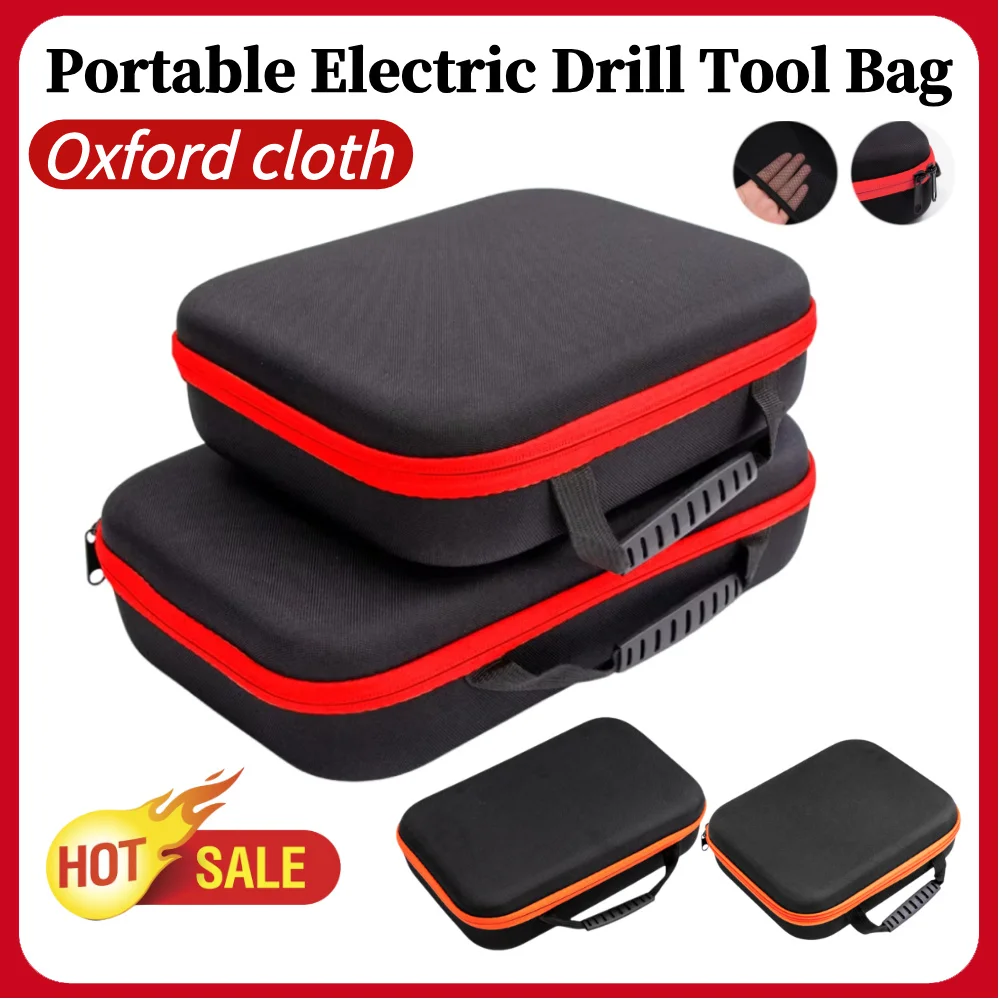 Multifunction Portable Electric Drill Tool Bag Shockproof Tool Handbag Large Capacity Electrician Hardware Organizer
Multifunction Portable Electric Drill Tool Bag Shockproof Tool Handbag Large Capacity Electrician Hardware Organizer
