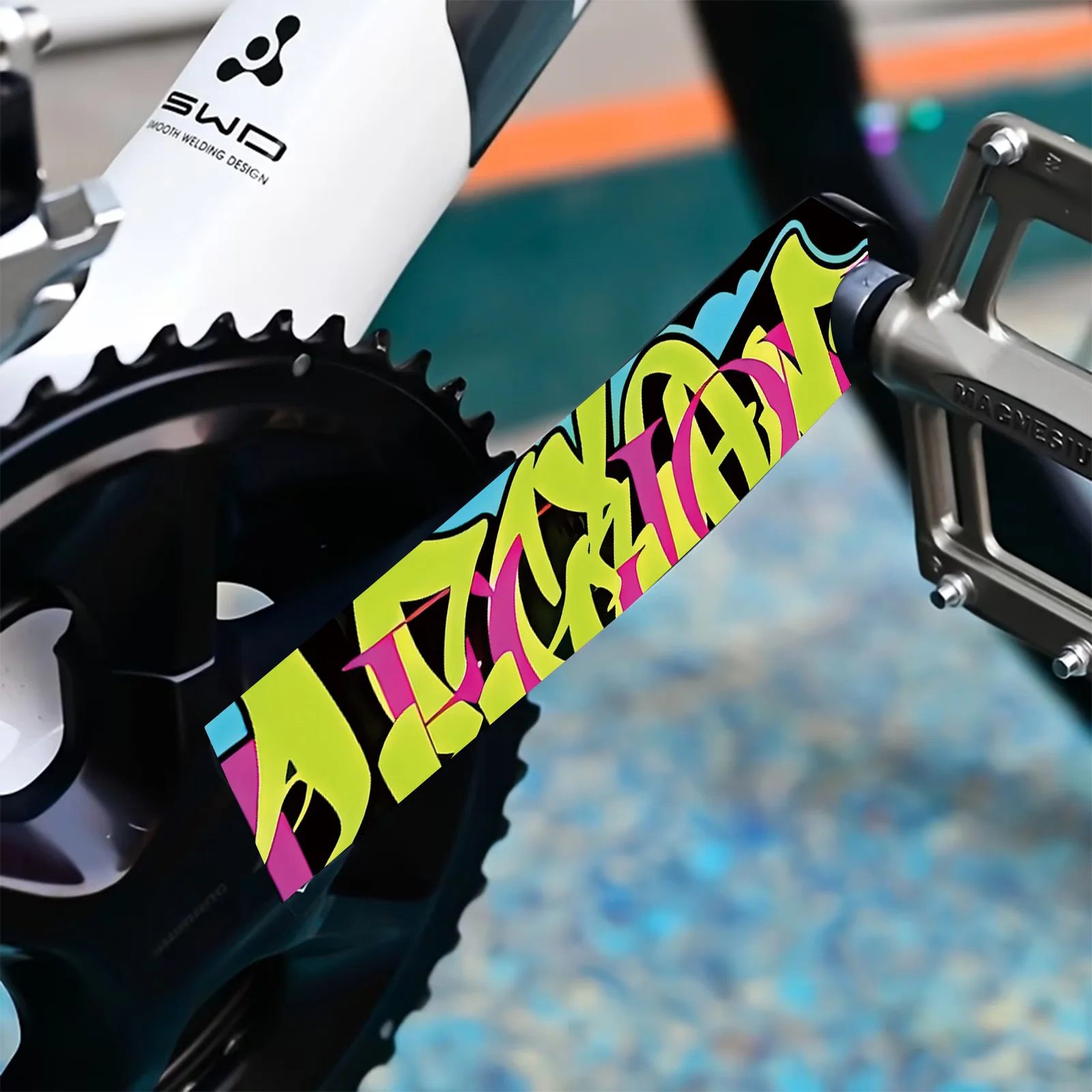 1pair Green Pink Blue Graffiti Bike Crank Stickers, Waterproof Vinyl Decals for Bicycle Crank, Chain Guard & Frame
1pair Green Pink Blue Graffiti Bike Crank Stickers, Waterproof Vinyl Decals for Bicycle Crank, Chain Guard & Frame