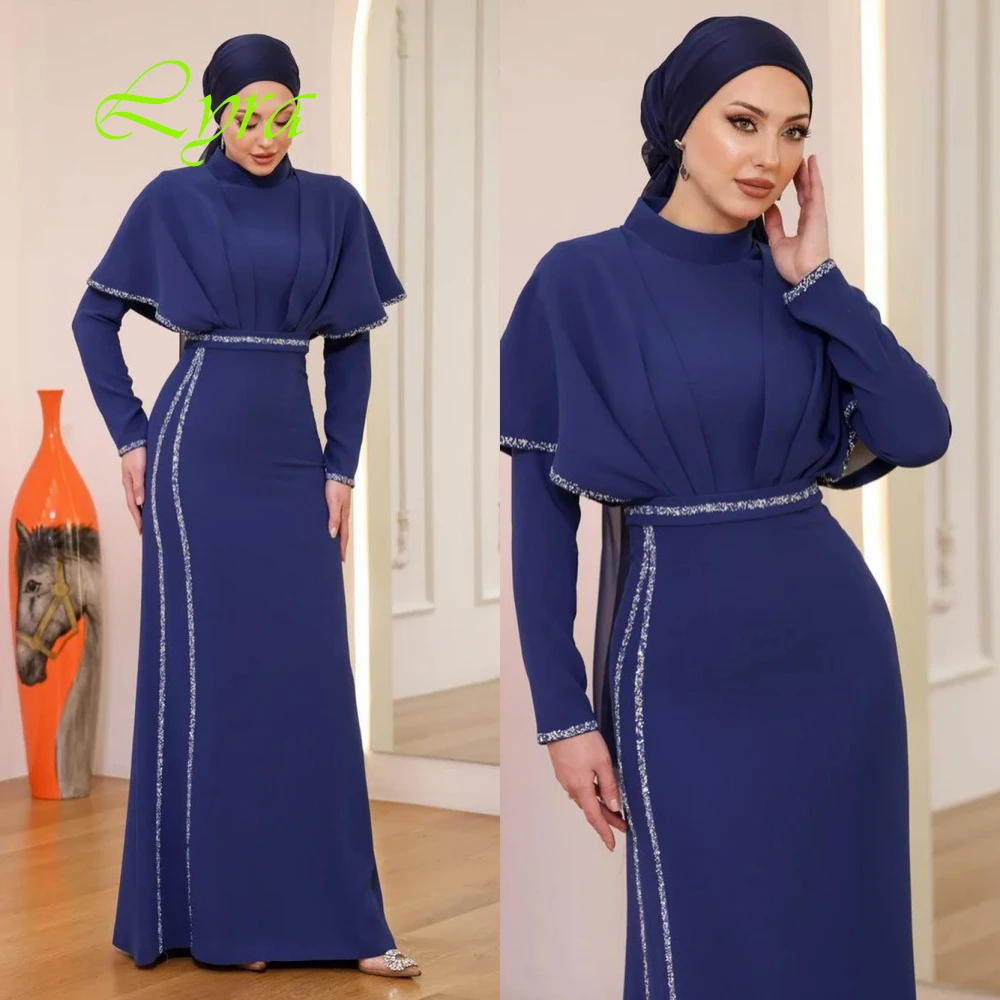 Customized Exquisite Crew Neck Cap Sleeve Long Sleeves Evening Dress High Quality Jersey Sequined Prom Dresses For Woman
Customized Exquisite Crew Neck Cap Sleeve Long Sleeves Evening Dress High Quality Jersey Sequined Prom Dresses For Woman