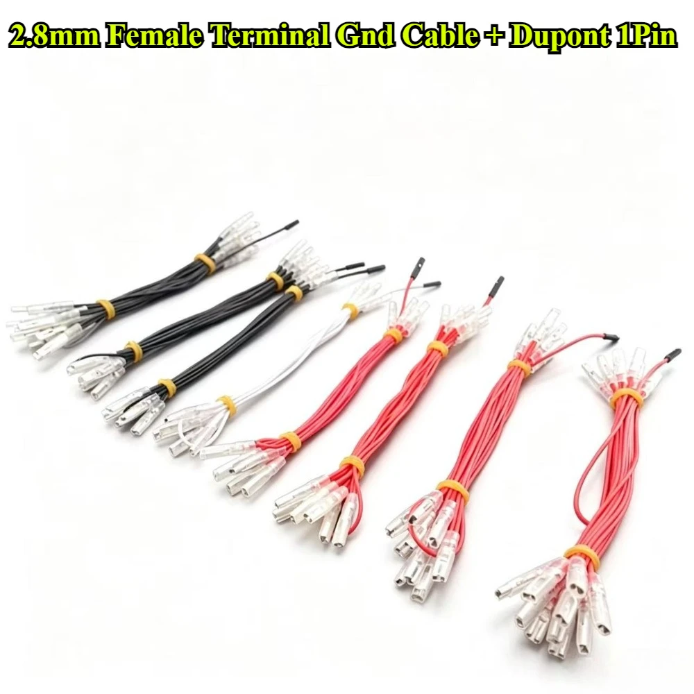 2.8mm Female Terminal Gnd Cable Dupont 1Pin Connector Arcade Game Board Raspberry Pi Pico RP2024 Hitbox Controller Sanwa Button
2.8mm Female Terminal Gnd Cable Dupont 1Pin Connector Arcade Game Board Raspberry Pi Pico RP2024 Hitbox Controller Sanwa Button
