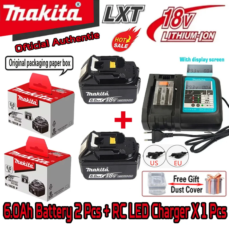 100% Original Makita 18V 6.0Ah Rechargeable Battery Makita BL1830B BL1840 BL1840B BL1850 BL1850B Power Tools Battery
100% Original Makita 18V 6.0Ah Rechargeable Battery Makita BL1830B BL1840 BL1840B BL1850 BL1850B Power Tools Battery