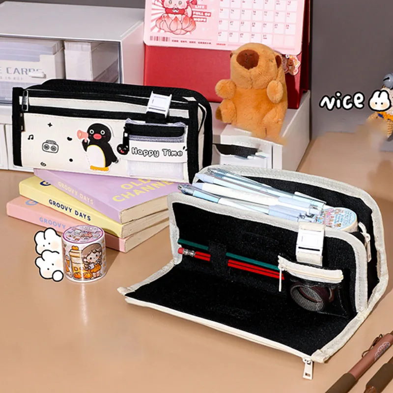 Large Capacity Pencil Case Kawaii Kids Pencil Cases Student Pen Case Big School Supplies Stationery Pencil Bags Box Pencil Pouch
Large Capacity Pencil Case Kawaii Kids Pencil Cases Student Pen Case Big School Supplies Stationery Pencil Bags Box Pencil Pouch