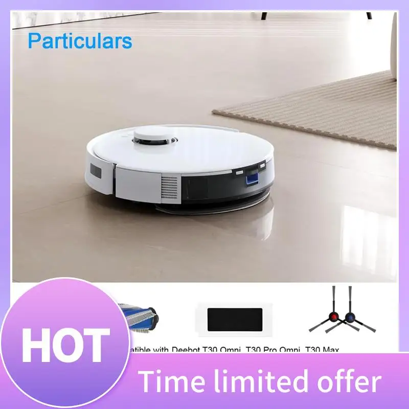 A11R для пылесоса Ecovacs Deebot T30 Omni, T30 Pro Omni, T30 Max, основная боковая щетка, запасные части для фильтра Hepa
A11R для пылесоса Ecovacs Deebot T30 Omni, T30 Pro Omni, T30 Max, основная боковая щетка, запасные части для фильтра Hepa