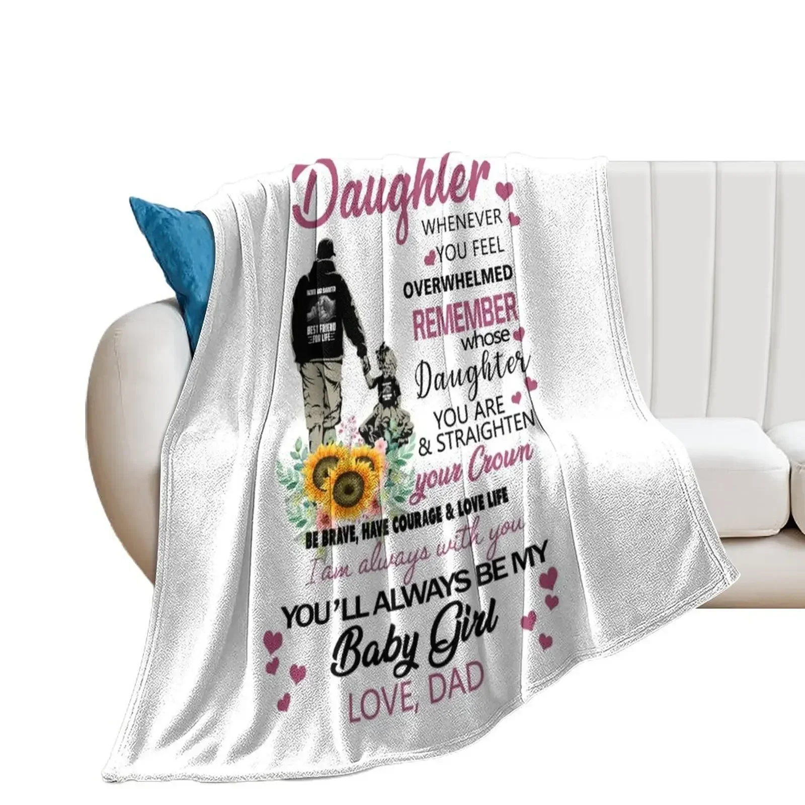 To My Daughter - My Baby Girl Throw Blanket Travel Weighted Polar Blankets
To My Daughter - My Baby Girl Throw Blanket Travel Weighted Polar Blankets