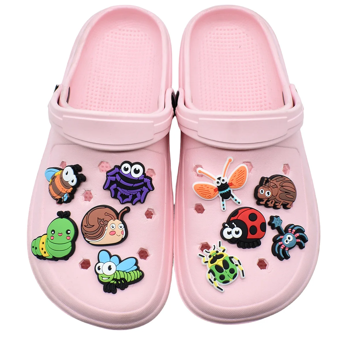 Горячие милые подвески для обуви с насекомыми для Crocs, аксессуары для обуви, сандалии, украшения, булавки, женские вечерние подарки
Горячие милые подвески для обуви с насекомыми для Crocs, аксессуары для обуви, сандалии, украшения, булавки, женские вечерние подарки