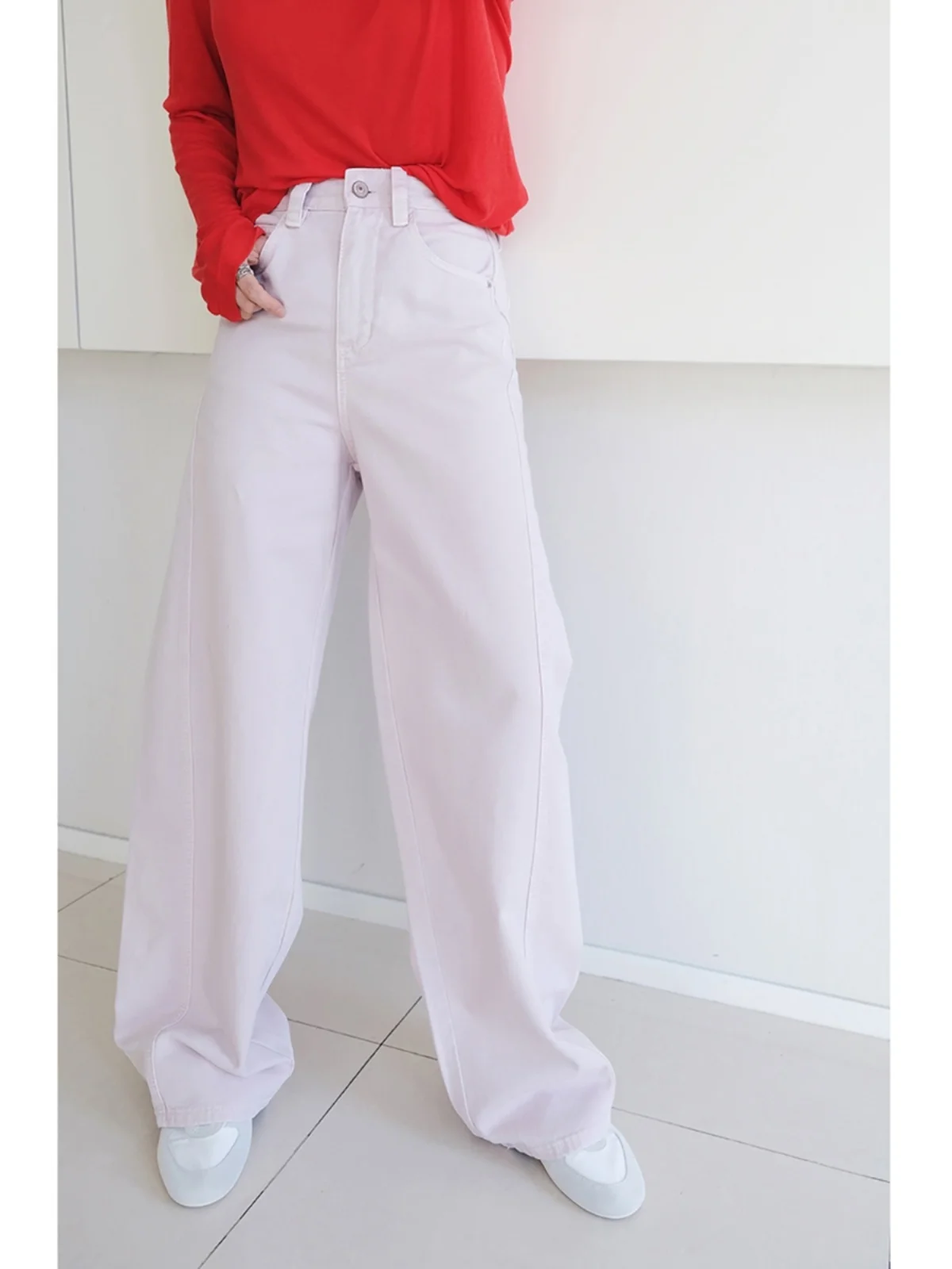 Two-Color Scythe Denim Jeans High Waist Straight Leg Cotton Stretch Spring Summer New Arrival Ladies Commute Style
Two-Color Scythe Denim Jeans High Waist Straight Leg Cotton Stretch Spring Summer New Arrival Ladies Commute Style