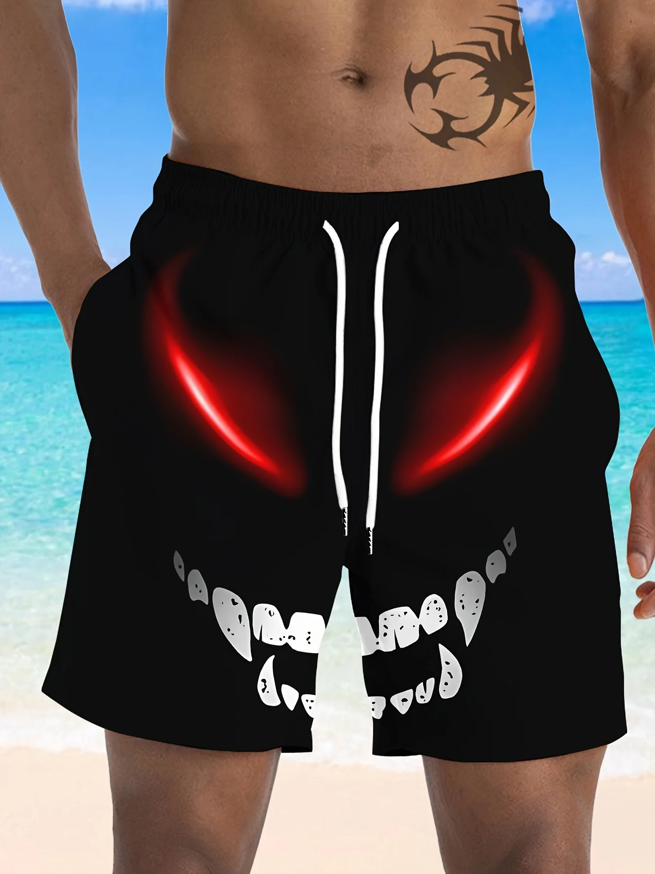 Men's Tropical Palm Tree Shark Print Beach Shorts Drawstring Waist Quick Dry Casual Swim Trunks 2026
Men's Tropical Palm Tree Shark Print Beach Shorts Drawstring Waist Quick Dry Casual Swim Trunks 2026