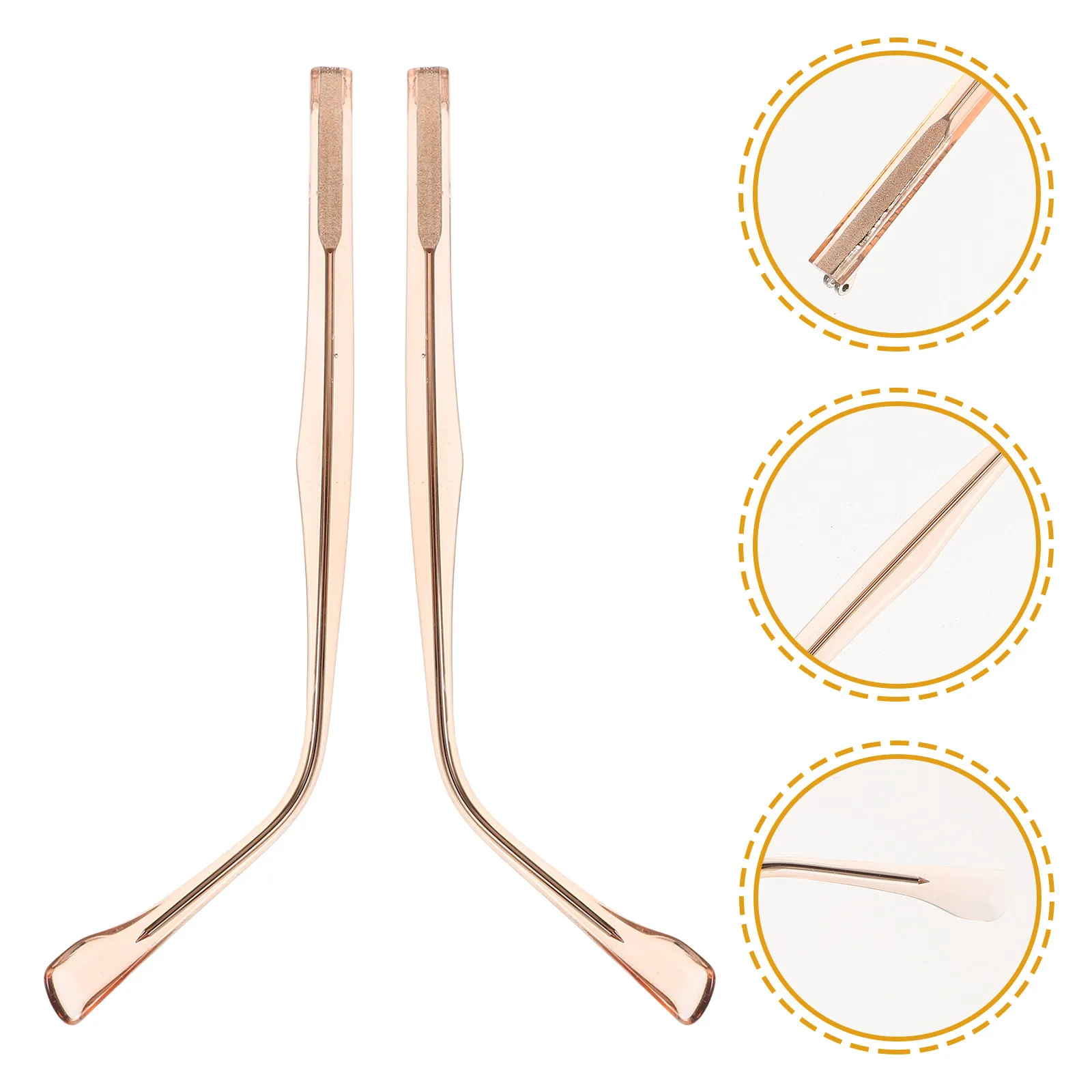 1Pair Glasses Arm Replacement Resin Metal Sturdy Eyeglasses Replacement Temples Suitable for Sunglasses Reading Myopia Glasses
1Pair Glasses Arm Replacement Resin Metal Sturdy Eyeglasses Replacement Temples Suitable for Sunglasses Reading Myopia Glasses