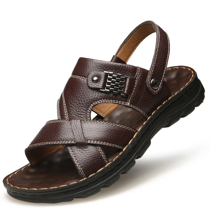Мужские сандалии для людей среднего возраста, пожилых людей, летняя пляжная обувь Sandalias, треккинговая мужская обувь, сандалии из кожи, новые поступления 2025
Мужские сандалии для людей среднего возраста, пожилых людей, летняя пляжная обувь Sandalias, треккинговая мужская обувь, сандалии из кожи, новые поступления 2025