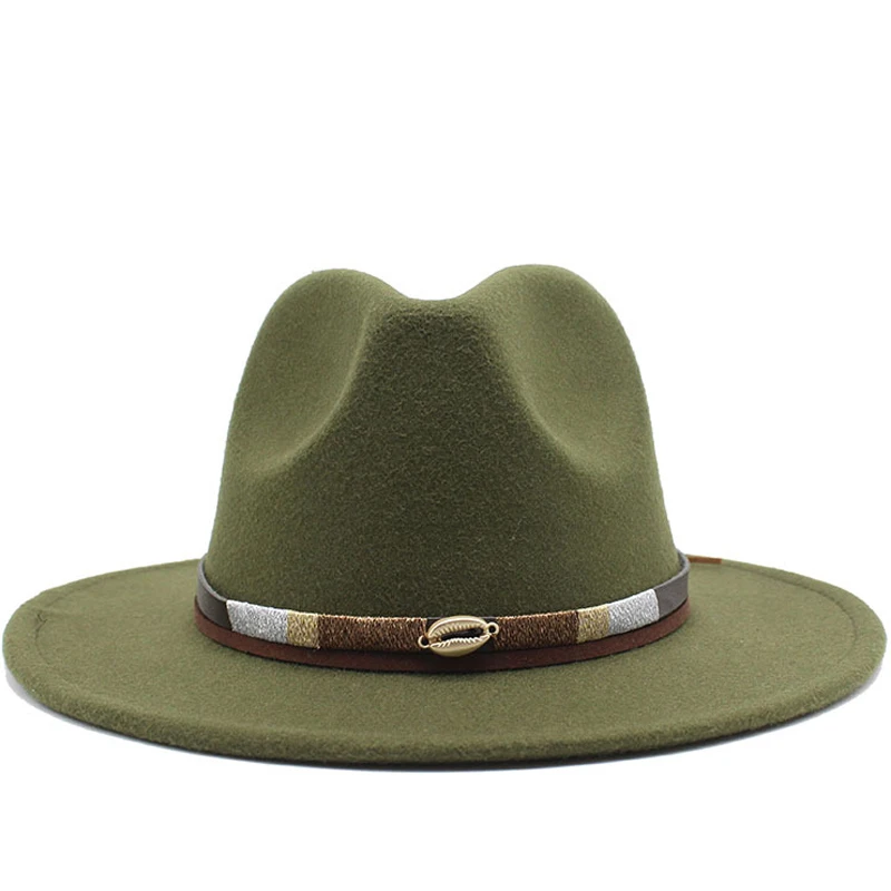 Women Hats Solid color Camel Wide Brim Felt Fedoras Hats Wool Vintage Dress Formal Church Hat Fashionable Jazz Hats
Women Hats Solid color Camel Wide Brim Felt Fedoras Hats Wool Vintage Dress Formal Church Hat Fashionable Jazz Hats