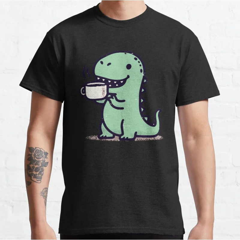 Retro kawaii tea rex tyrannosaurus Cute Dinosaur humor Graphic T Shirts large size Adult tops S-6XL
Retro kawaii tea rex tyrannosaurus Cute Dinosaur humor Graphic T Shirts large size Adult tops S-6XL