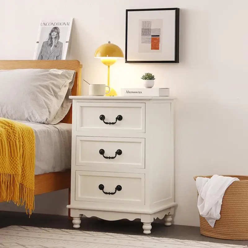 Solid wood bedside table Modern simple bedroom locker Small storage cabinet European light luxury Hard decoration
Solid wood bedside table Modern simple bedroom locker Small storage cabinet European light luxury Hard decoration